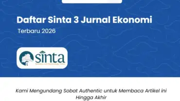 Daftar Sinta 3 Jurnal Ekonomi